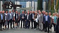 Das Bundeskanzleramt steht Besuchern normalerweise nicht offen. Für die Delegation aus dem Landkreis Bad Kissingen gab es jedoch eine Ausnahme.