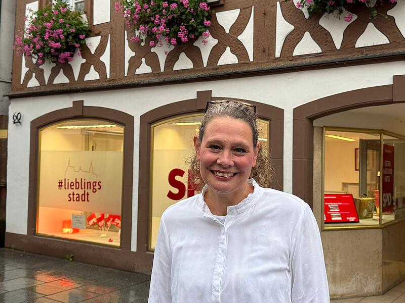 F&uuml;r die SPD will Alexandra Prechtel die erste Landr&auml;tin Forchheims werden.