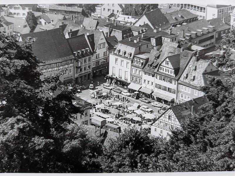 Marktplatz Kulmbach 1979