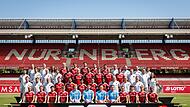 Fußball: 2. Bundesliga, Mannschaftsfoto 1. FC Nürnberg Fußball: 2. Bundesliga, Mannschaftsfoto 1. FC Nürnberg