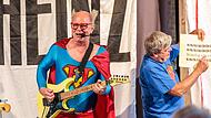 Die Band „Heinz“ präsentierte echt verrückte Songs.
