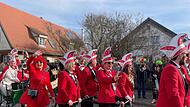 Die Narren trieben es bunt beim diesj&auml;hrigen Faschingsumzug in Buttenheim.