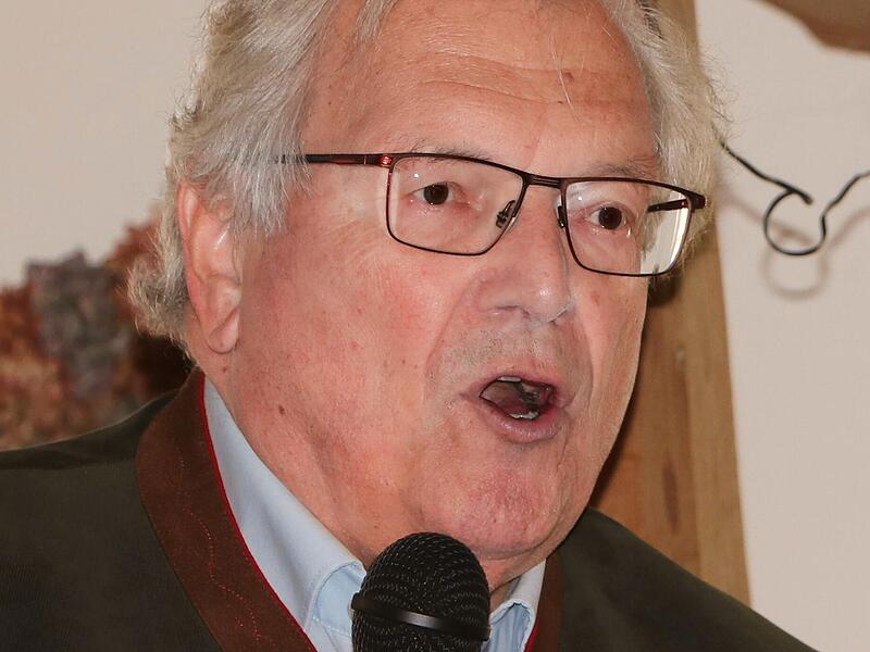 Hubert Weiger, Ehrenvorsitzender des Bund Naturschutz in Bayern, hielt eine Rede zum Jubiläum.