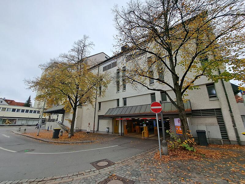 Die Arbeiten im Parkhaus Post dauern an.