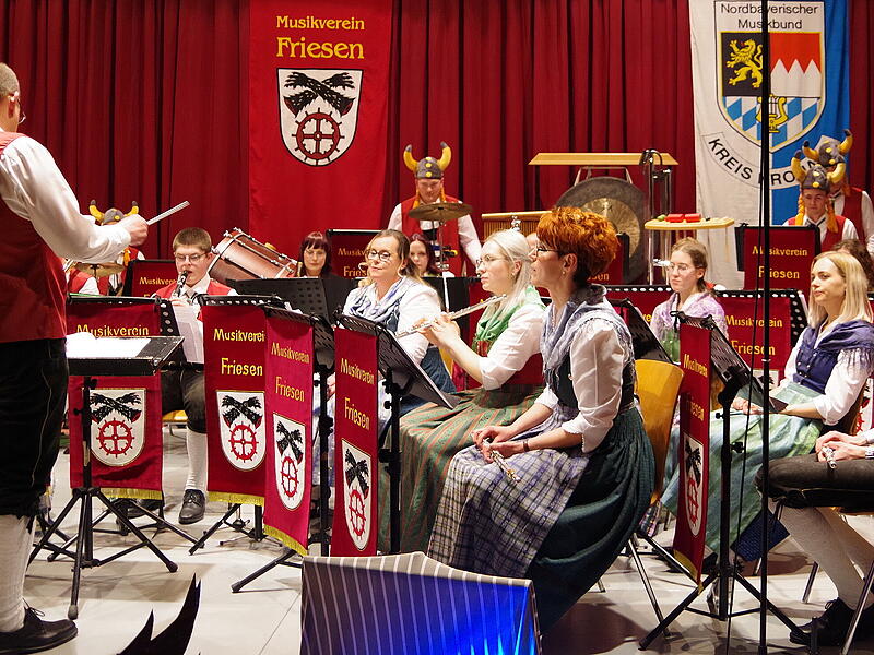 Voller Einsatz beim Wickie-Medley.