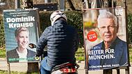 Nach den Kommunalwahlen in Bayern - Wahlplakate