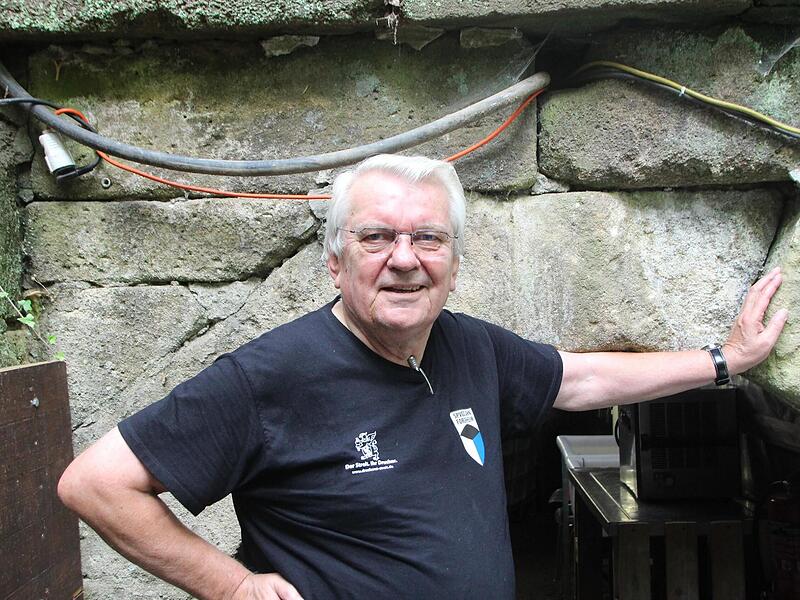 Tut alles f&uuml;r den Verein: Gerhard Trinkl vom Bl&uuml;meleinskeller.Forchheim & Fr&auml;nkische Schweiz
