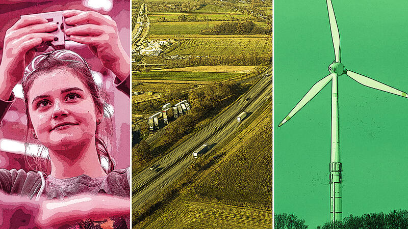 Forchheimer Zukunftsfragen. Wie die regionale Wirtschaftskraft erhalten? Kippt die Mobilitätswende die verhasste Rastanlage im Regnitztal bei Eggolsheim? Müssen mehr Windräder wie  in Kasberg gebaut werden?Forchheim & Fränkische Schweiz