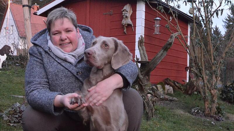 Hundetrainerin Kerstin Dorschner hat selbst wenig Probleme mit der Böllerei. Ihre Weimaranerhündin Gwinny ist jagderfahren und schussfest. Aber ihr Frauchen hat Tipps für alle, denen es schon vor der Silvesternacht graust.