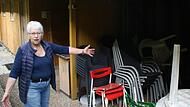 Martha Walter räumt die Stühle erst im Juni raus. An Pfingsten bleibt ihr Zeltplatz erstmal geschlossen.Forchheim & Fränkische Schweiz Martha Walter räumt die Stühle erst im Juni raus. An Pfingsten bleibt ihr Zeltplatz erstmal geschlossen.Forchheim & Fränkische Schweiz