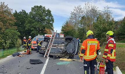 Unfall in Bad Br&uuml;ckenau