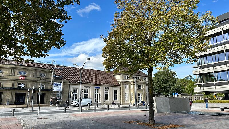 Bahnhofsvorplatz Coburg Sowohl hier am Bahnhofsvorplatz als auch am benachbarten ZOB soll es künftig eine Videoüberwachung geben.