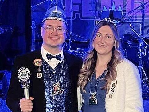 Das amtierende Prinzenpaar Jasmin II. und Jonas I.