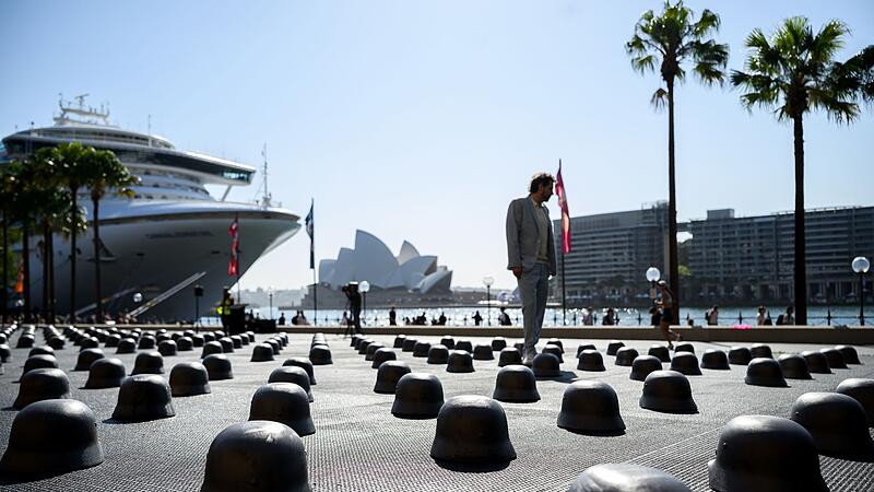 Ai Weiwei Kunstwerk &laquo;Mushrooms&raquo; in Sydney