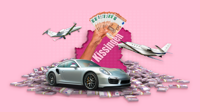 7707 Einkommensmillionäre gibt es in Bayern. Wie viele davon leben im Landkreis Bad Kissingen?
