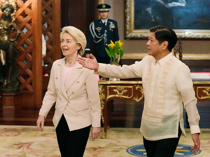 Präsidentin der Europäischen Kommission besucht Philippinen Präsidentin der Europäischen Kommission besucht Philippinen