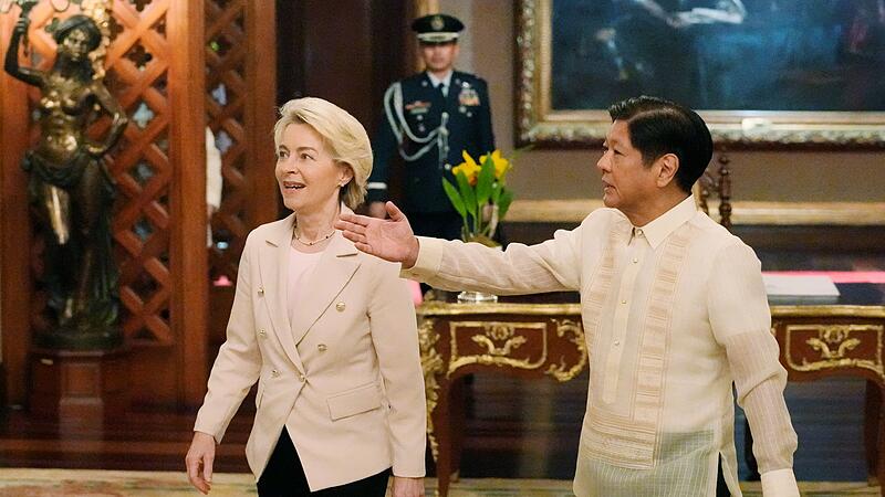 Präsidentin der Europäischen Kommission besucht Philippinen Präsidentin der Europäischen Kommission besucht Philippinen