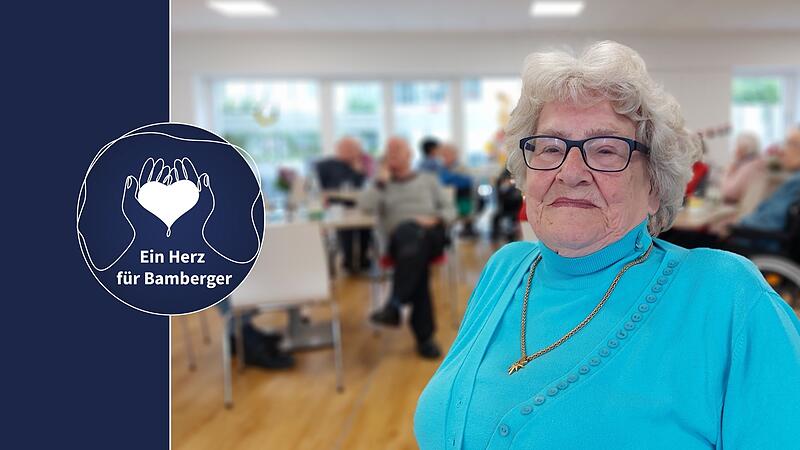 Die Bambergerin Hedwig Albert zeigt, wie es sich in der Tagespflege am Ulanenpark lebt.