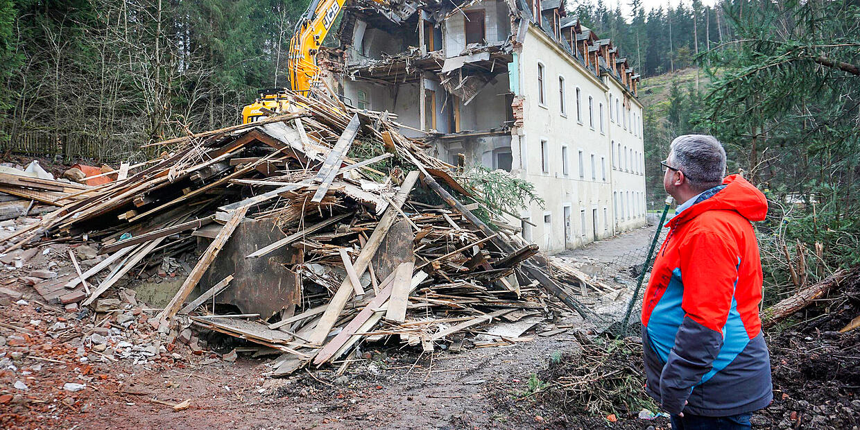 Vor Abriss des Industriedenkmals Grundmühle müssen in