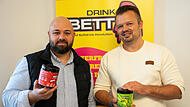 Die Gründer des Unternehmens „Drink Betta“ aus Schlüsselfeld: Andreas Serwotka (rechts) und Alexander Rizzelli