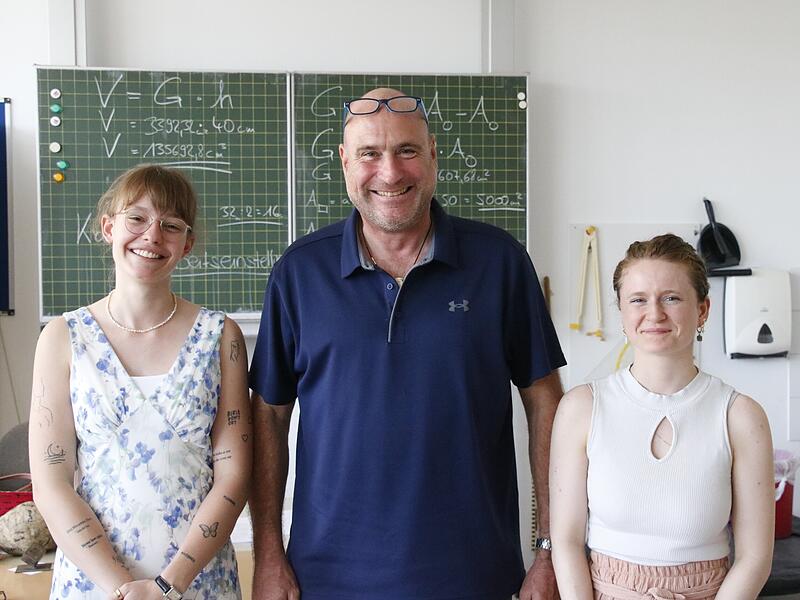 Von links: Julia Hanna, André Prechtl, Jana Müller