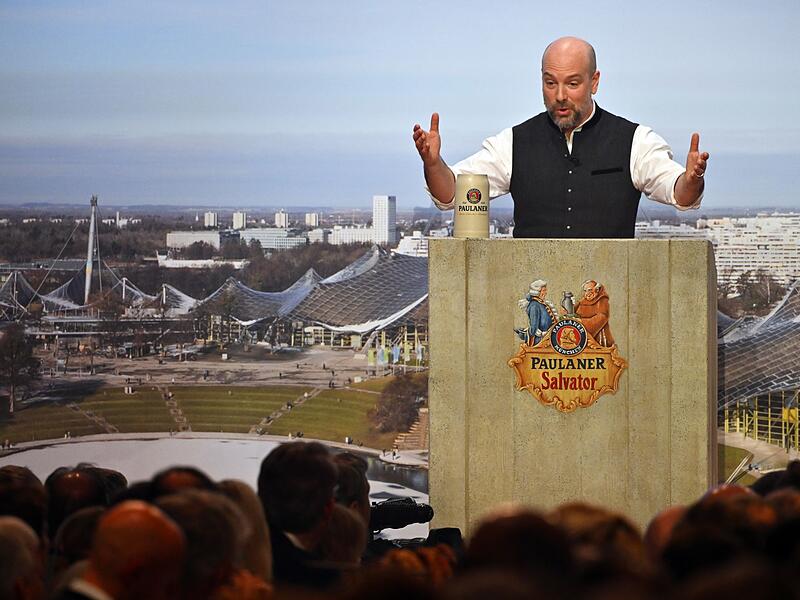 Starkbieranstich auf dem M&uuml;nchner Nockherberg