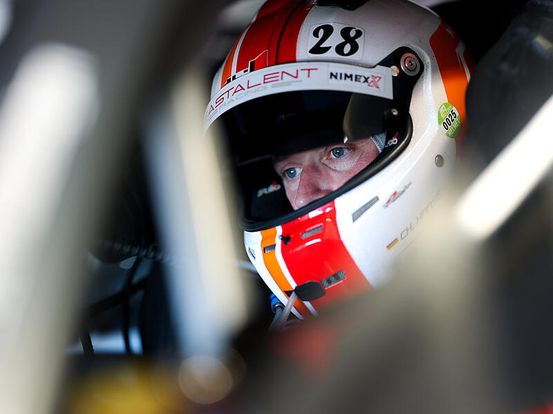 Christopher Haase im Cockpit des Eastalent-Audi.