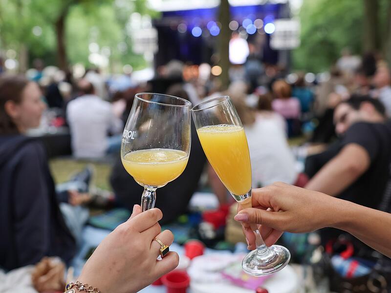 Vor dem Start der Bayreuther Festspiele - Open-Air im Park