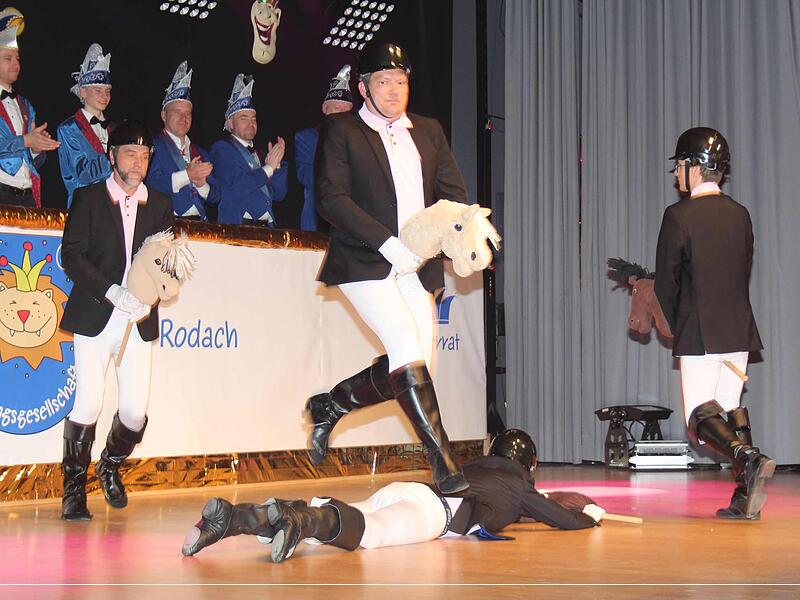 Fasching: Prunksitzung Bad Rodach mit Hobby-Horsing