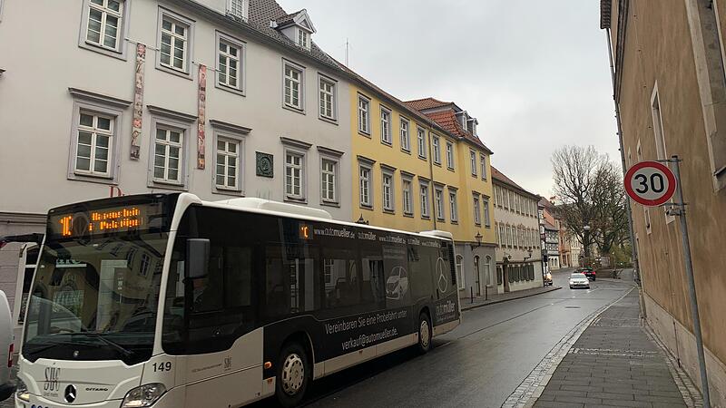 Wenn es nach den Vorstellungen der Gr&uuml;nen geht, sollen durch die R&uuml;ckertstra&szlig;e in Coburg k&uuml;nftig nur noch Busse fahren d&uuml;rfen.
