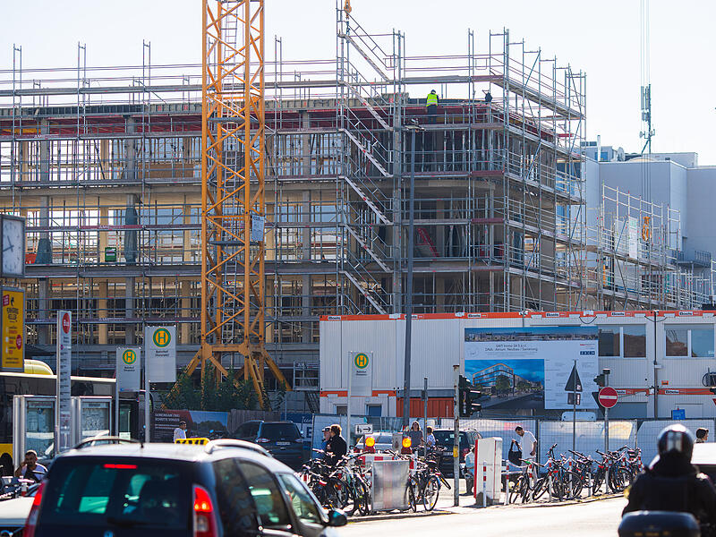 Atrium Auf der Atrium-Baustelle ist seit einigen Wochen der Baufortschritt deutlich erkennbar.