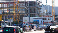 Atrium Auf der Atrium-Baustelle ist seit einigen Wochen der Baufortschritt deutlich erkennbar.