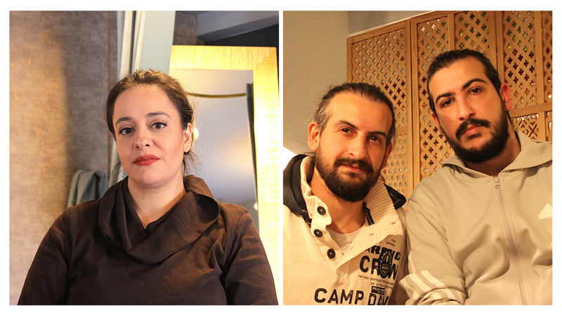Von links: Sara Amirmoez-Kutlay (38) hat ihre Wurzeln im Iran, ebenso wie die Brüder Moghtader (40) und Meghdad (38) Salehan.