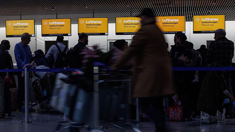 Streik der Lufthansa-Crews - Frankfurt