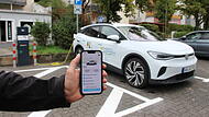 E-Carsharing in Hammelburg: Ab sofort steht am Weihertorplatz ein VW ID.4 zur Verfügung. E-Carsharing in Hammelburg: Ab sofort steht am Weihertorplatz ein VW ID.4 zur Verfügung.
