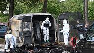 Brand in München - Großeinsatz von Polizei und Feuerwehr