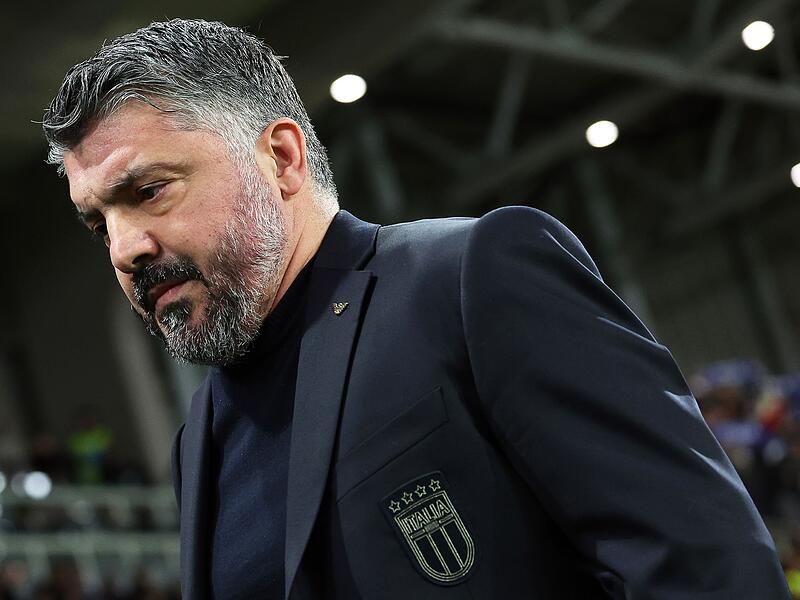 Italiens bisheriger Nationaltrainer Gennaro Gattuso Italiens bisheriger Nationaltrainer Gennaro Gattuso