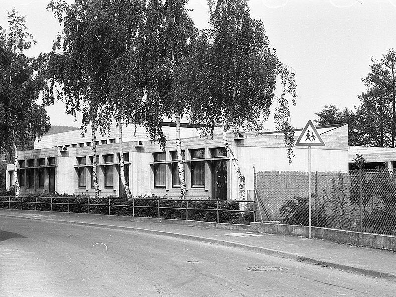 Der Kindergarten in den Anfangsjahren.