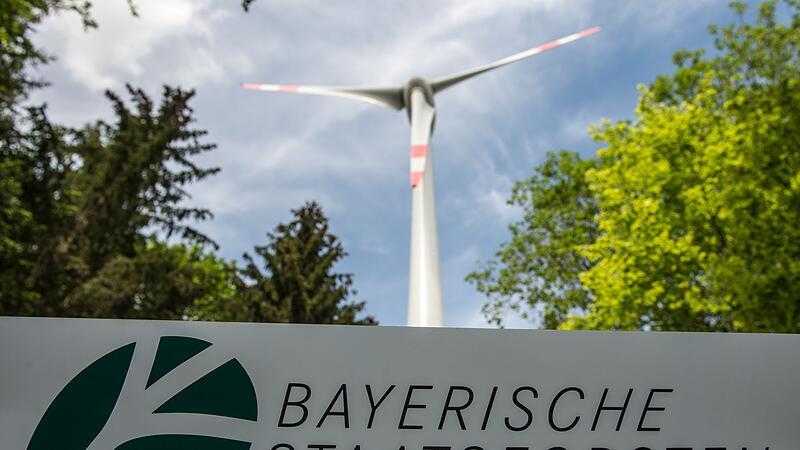 Windrad in den Staatsforsten Windrad in den Staatsforsten