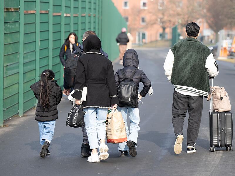 Flüchtlinge in Erstaufnahmeeinrichtung