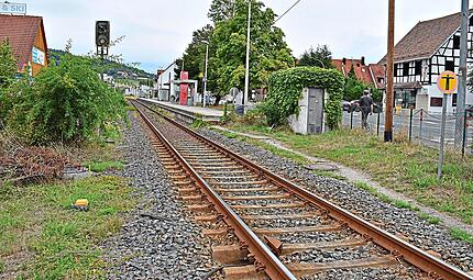 Am Igensdorfer Bahnhof sollen Abstellpl&auml;tze f&uuml;r Fahrr&auml;der entstehen. Auch dies w&auml;re eine Ma&szlig;nahme im Zuge einer Modernisierung.