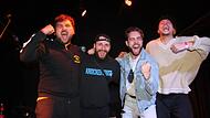 Mustafa Mazioglu, Jannik Tonn, Nils Kratzelt und Vinzenz Ständner (von links) von der Kulmbacher Band „If We Last“.