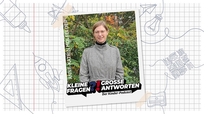 Anne-Katrin Holfelder ist Expertin für Erziehungswissenschaft und nachhaltige Entwicklung. Die Professorin der Universität Bamberg erklärt im Kinderpodcast, warum Menschen Tiere essen.