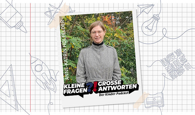 Anne-Katrin Holfelder ist Expertin für Erziehungswissenschaft und nachhaltige Entwicklung. Die Professorin der Universität Bamberg erklärt im Kinderpodcast, warum Menschen Tiere essen.