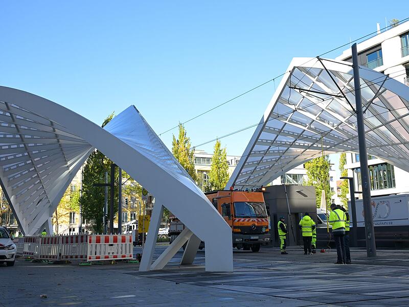 Trambahn in München entgleist