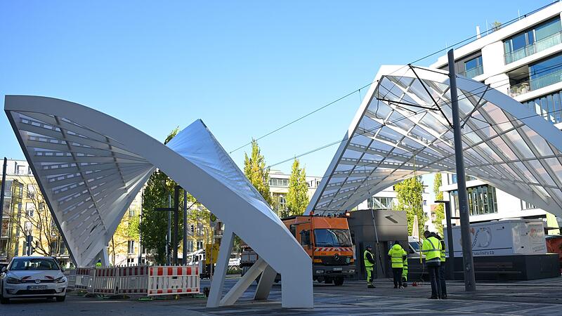 Trambahn in München entgleist