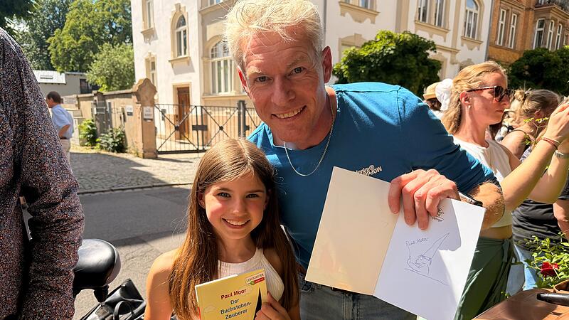 Tessa ist gro&szlig;er Paul-Maar-Fan. Ihr und ihrer Familie hat die Lesung sehr gut gefallen.