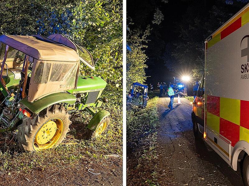 Schockierender Fund im Kreis Bamberg: Mann unter Traktor im Wald entdeckt