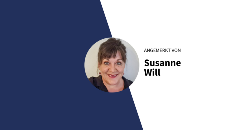 Angemerkt von Susanne Will