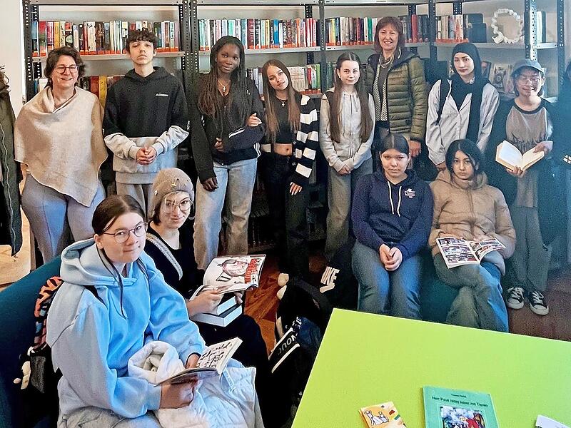 Besuch in der Stadtbibliothek Bad Br&uuml;ckenau
